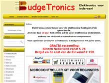 Tablet Screenshot of budgetronics.com